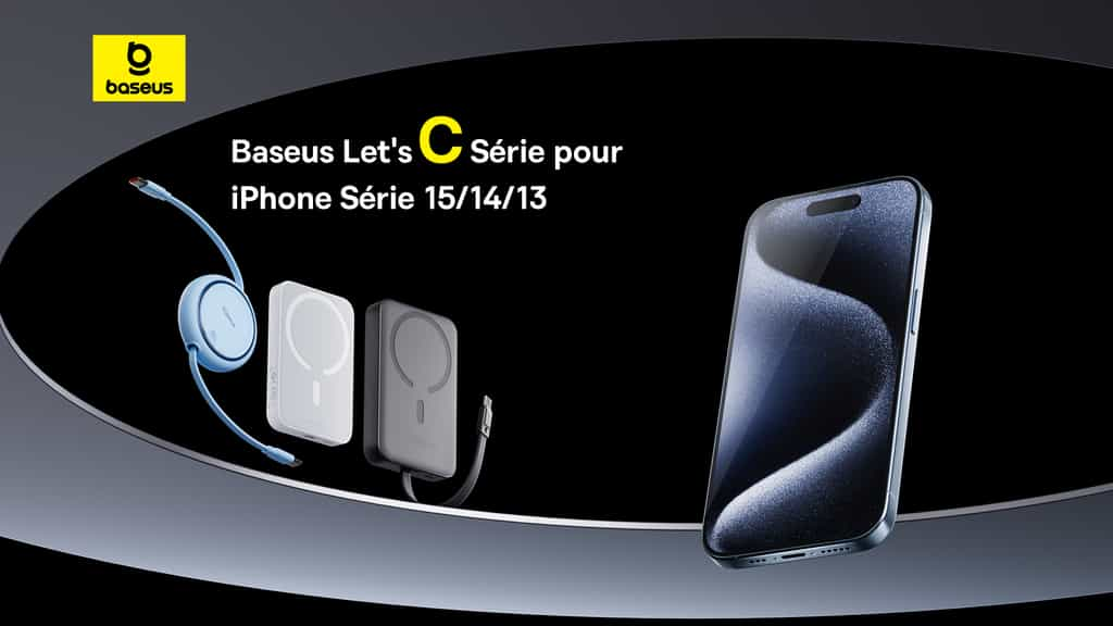 Les accessoires de Baseus sont compatibles avec les derniers iPhone, notamment pour ce qui est de la recharge sans fil. © Baseus